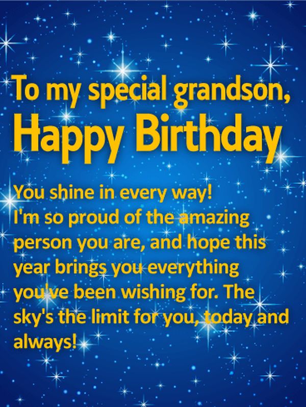 Awesome Happy Birthday Grandson Images 1