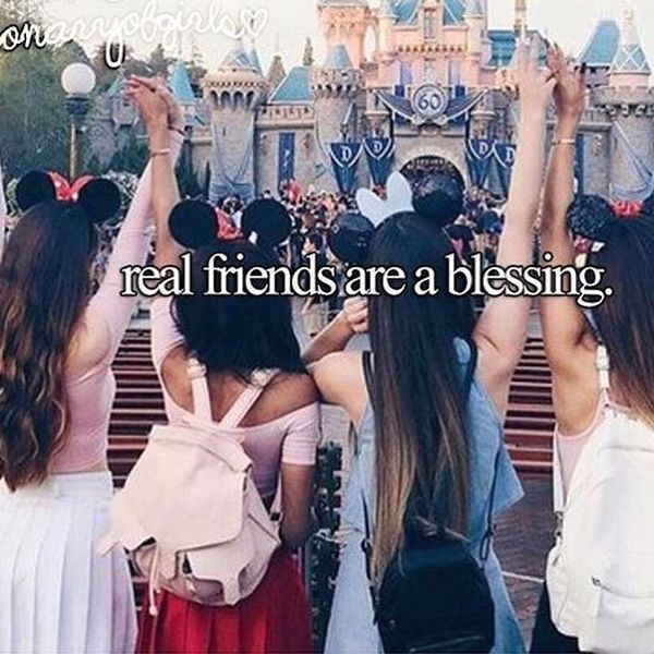 Real friend are a blessing.