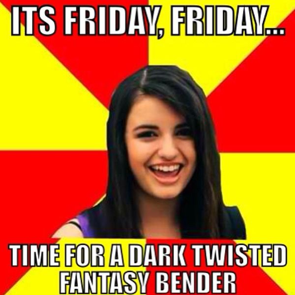 Friday time for a dark twisted fantasy bender