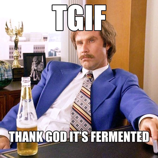 TGIF thank god its fermented