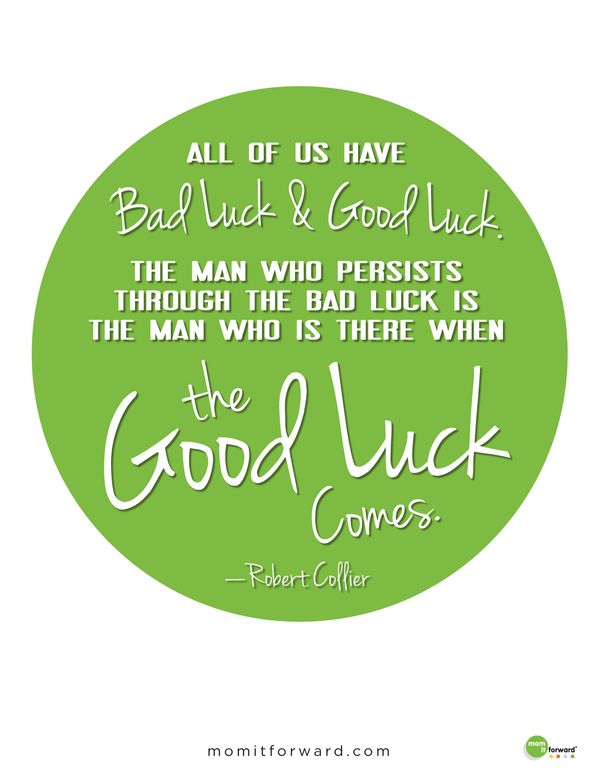 Good Luck Images with Positive Quotes