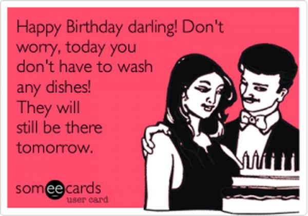 Nice Happy Birthday Meme With Humor for Wife