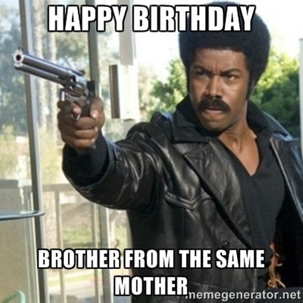 Cute Happy Birthday Meme Devoted to Brother