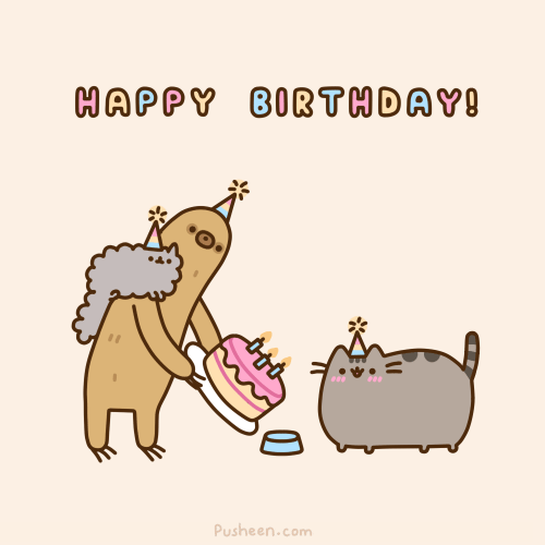 Happy Birthday Gif Ideas with Cat Images