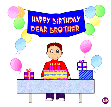 Happy Birthday Gif for a Brother