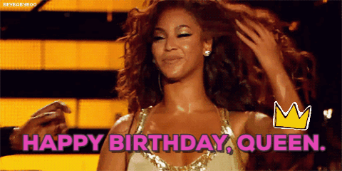 Happy Birthday Gif from Beyonce