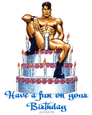 Happy Birthday Gif with Wishes for a Gay