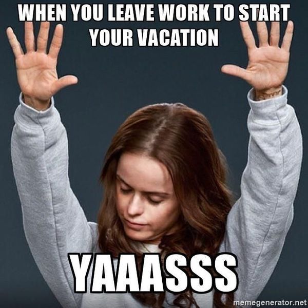 Outstanding Leaving Work for Vacation Meme