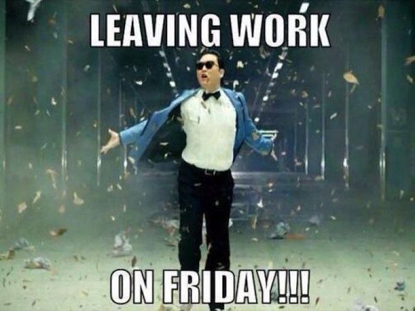 Exciting Walking Out of Work On Friday