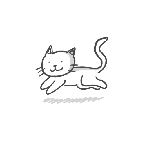 Animated Cat Gifs in the Sketch Style 1