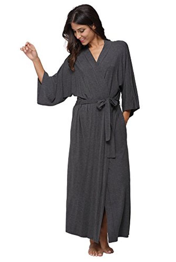 Soft Sleepwear Modal Cotton Wrap Robe