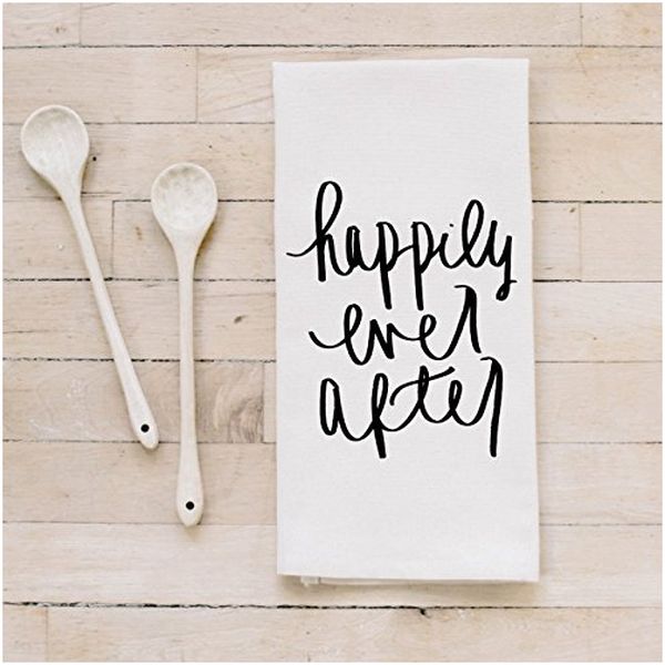 Happily Ever After Cotton Tea Towel 