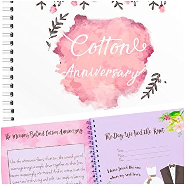 Second Anniversary Keepsake Book