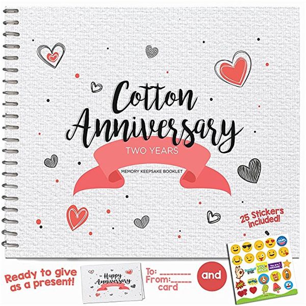 2nd Wedding Anniversary Memory Booklet