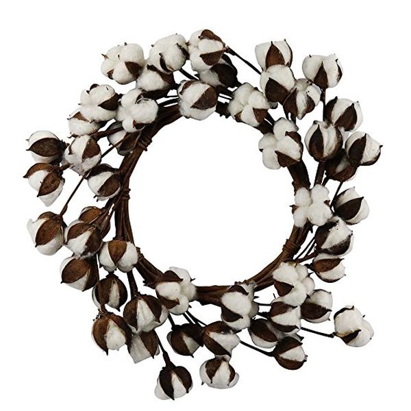 Cotton Swirl Wreath