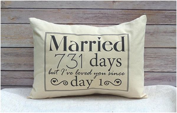 Married 731 Days Pillow