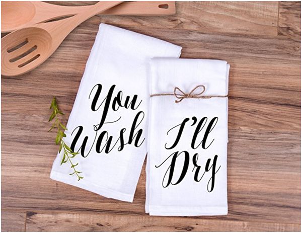 Kitchen Towel Gift Set "You Wash, I'll Dry"