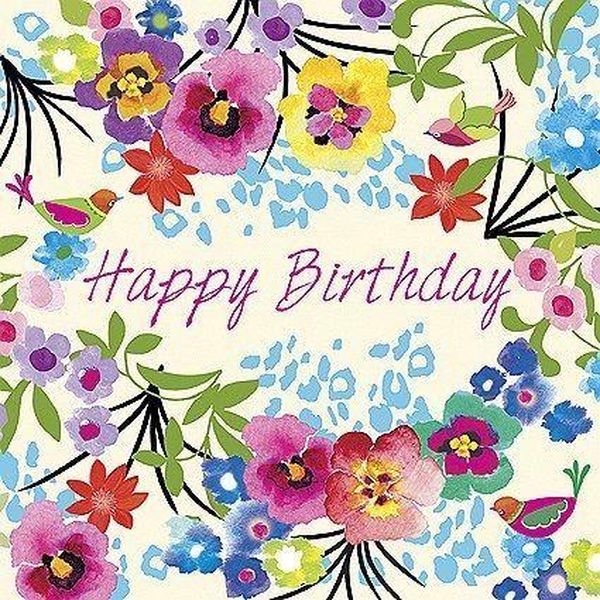 Festive Happy Birthday Flower Images for Her 2