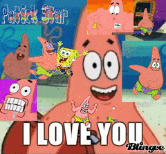 Hilarious I Love You Gif from Patrick