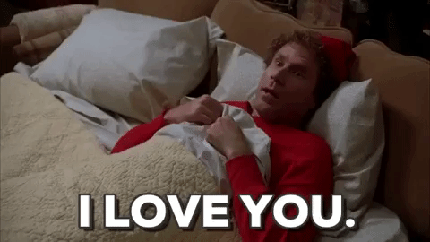 Surprising I Love You Gif with Elf