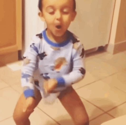 2 Cute Dance Gif from a Kid