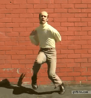 1 Gif Images of a Silly Dance