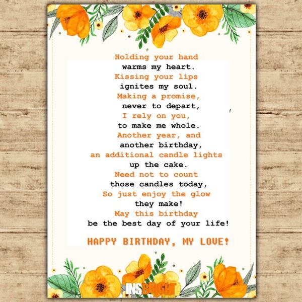 Birthday Poems For Husband Best ay Poetry For Hubby