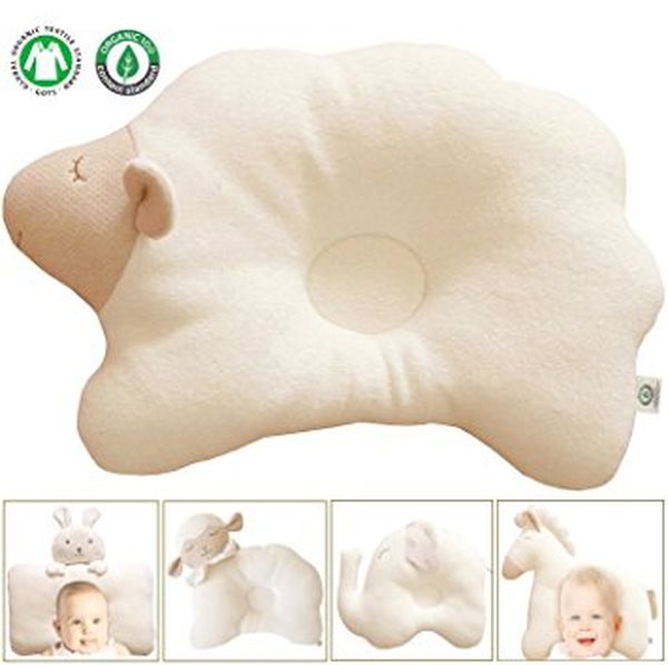 Organic Cotton Baby Protective Pillow Cloud Lamb