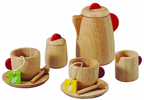 Plan Toy Tea Set Solid Wood Version