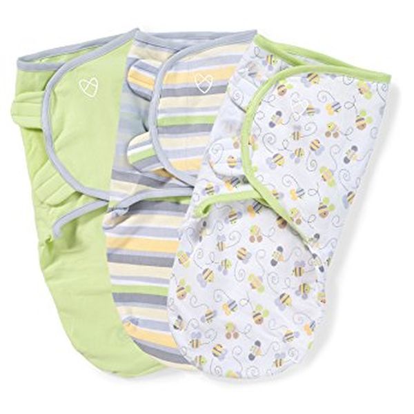 SwaddleMe Original Swaddle 3PK Busy Bees SM