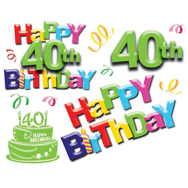 Stunning 40th Birthday Images Graphics Free