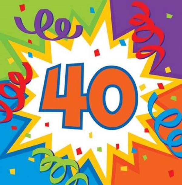 Magnificent 40th Birthday Images Graphics Free