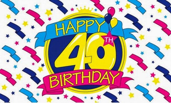 Zingy 40th Birthday Images Graphics Free