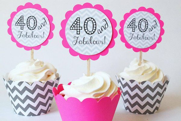 Outstanding 40th Birthday Images for Women