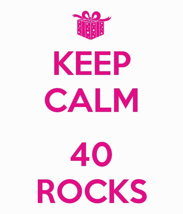 Stunning Keep Calm 40th Birthday Meme