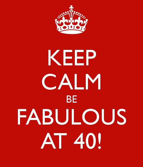 Awesome Keep Calm 40th Birthday Meme