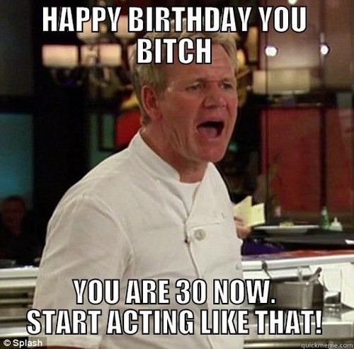 Refreshing Happy 30th Birthday Meme