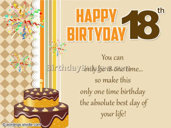 Best Happy 18th Birthday Wishes And Quotes