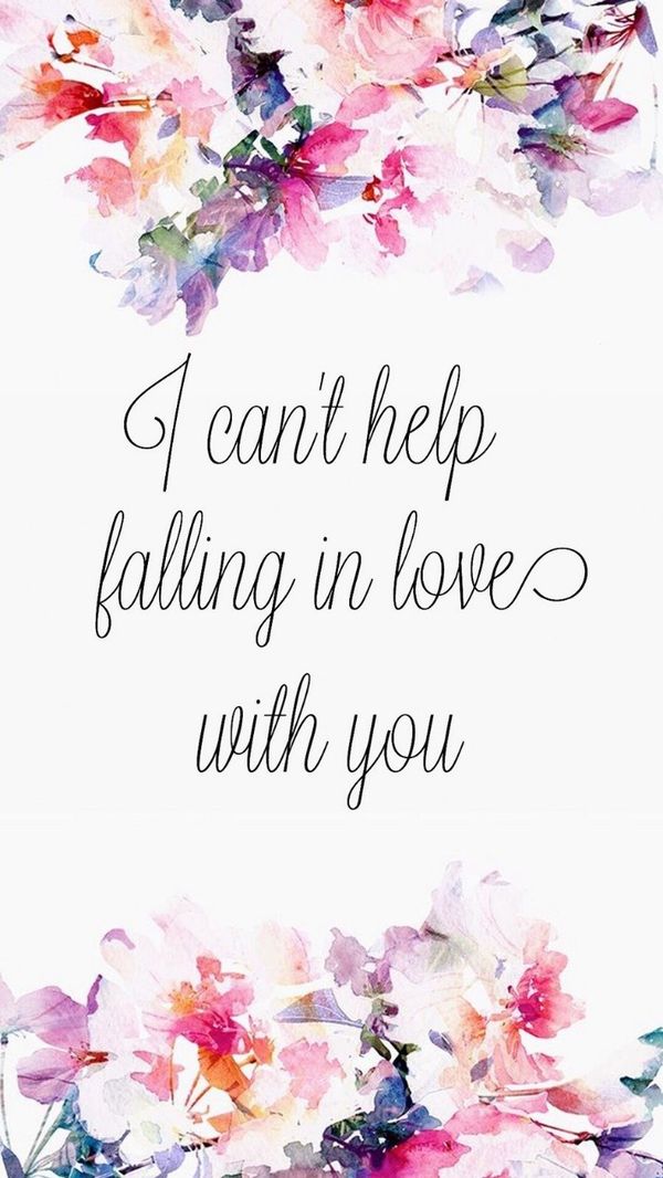i can not help falling in love with you