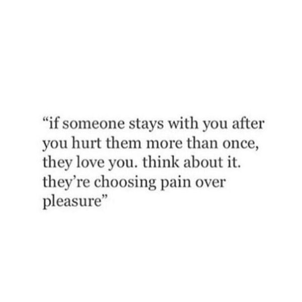 A feeling of being hurt. I wanted to be hurt by Love.