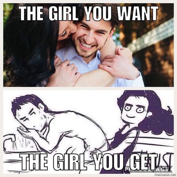 The Girl You Want. The Girl You Get.