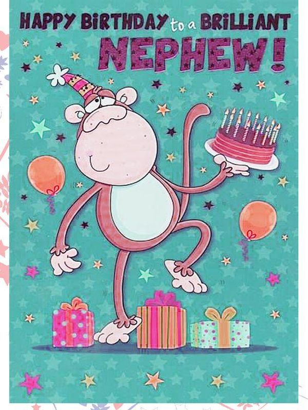 Monkey Festive Happy Birthday Nephew Images