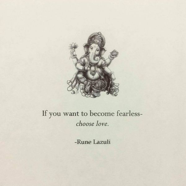 If You Want to Become Fearless-choose love.