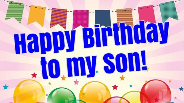 Cheerful Birthday Images for Son 1