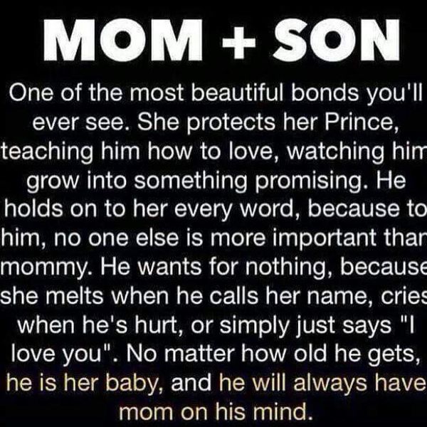 Terrific Emotional Mother and Son Love Quotes