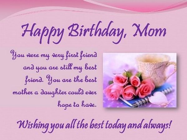 Happy Birthday Mom From Daughter Quotes And Images