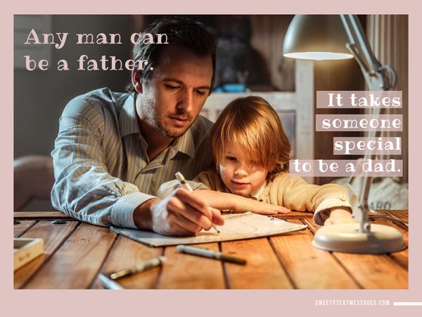 Good quote to send to your father