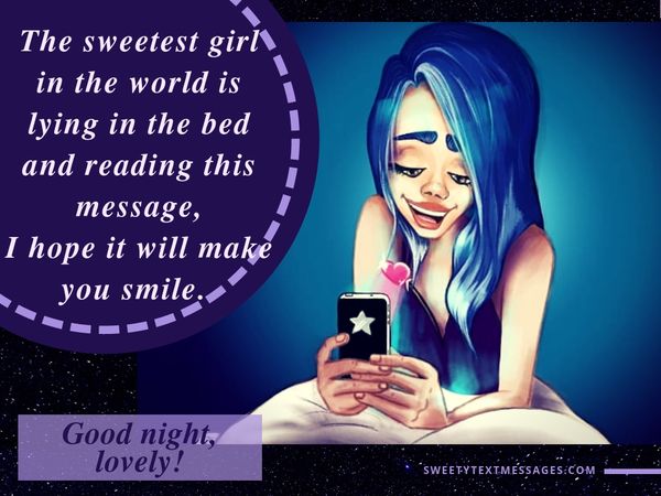 Cute Goodnight Texts for Her, Quotes and Messages.